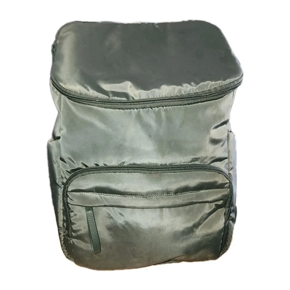 Cloud Island Open-Top Diaper Backpack Soft‎ Green GUC Spots